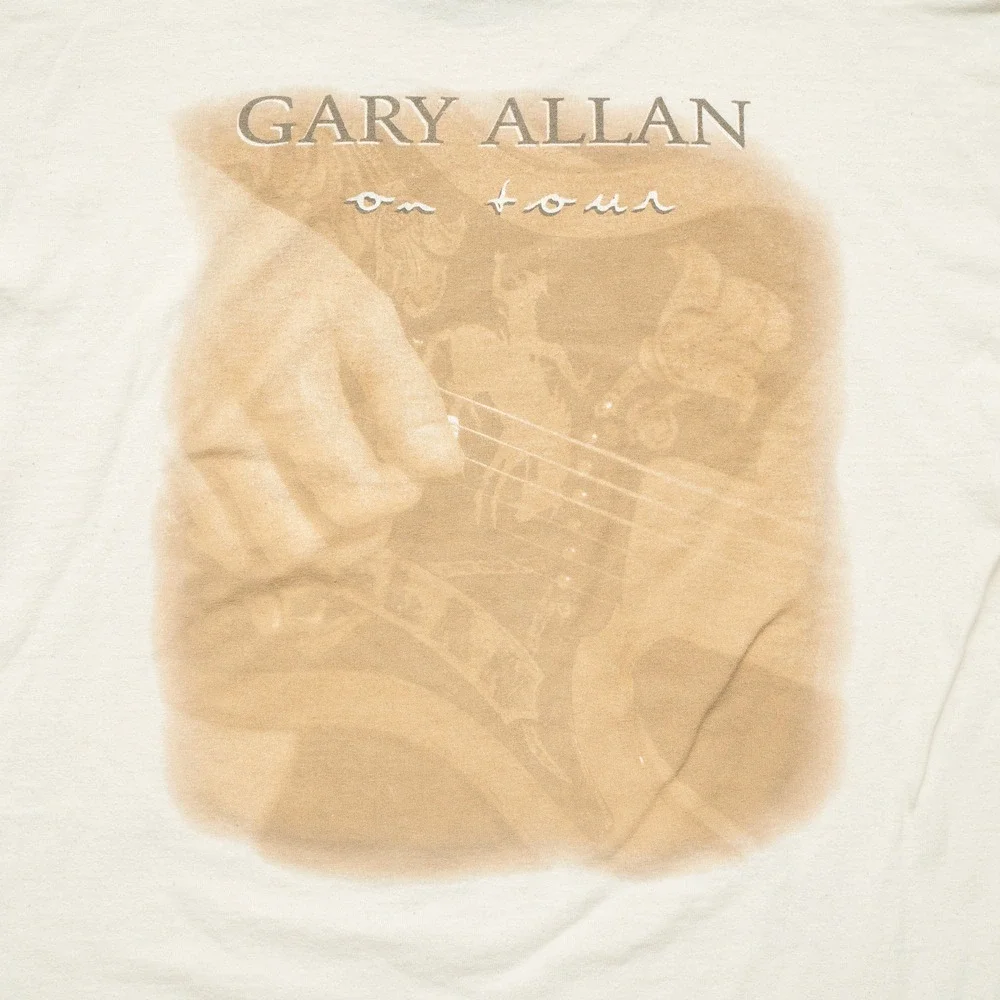 2000s Gary Allen On Tour Concert Big‎ Face T Shirt Merch Rap Tee Adult L
